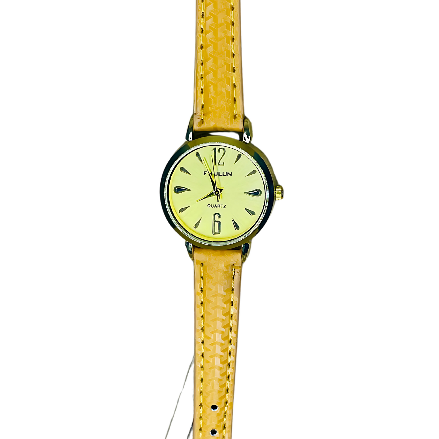 ladies watch with leather strap